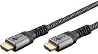 Goobay High-Speed HDMI-Kabel 8K @ 60Hz in Schwarz und Grau, 3,0 m - Bild 1