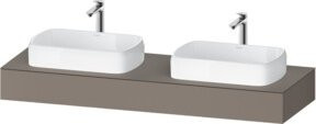 Duravit Konsole Qatego in Weiß, B/T/H: 160 x 55 x 17 cm - Bild 1