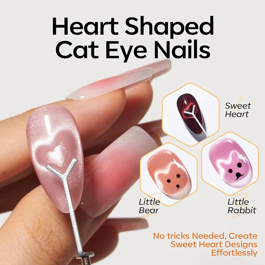 Full Beauty Cat-Eye Nagel-Magnet-Werkzeug-Set, schimmernd - Bild 3