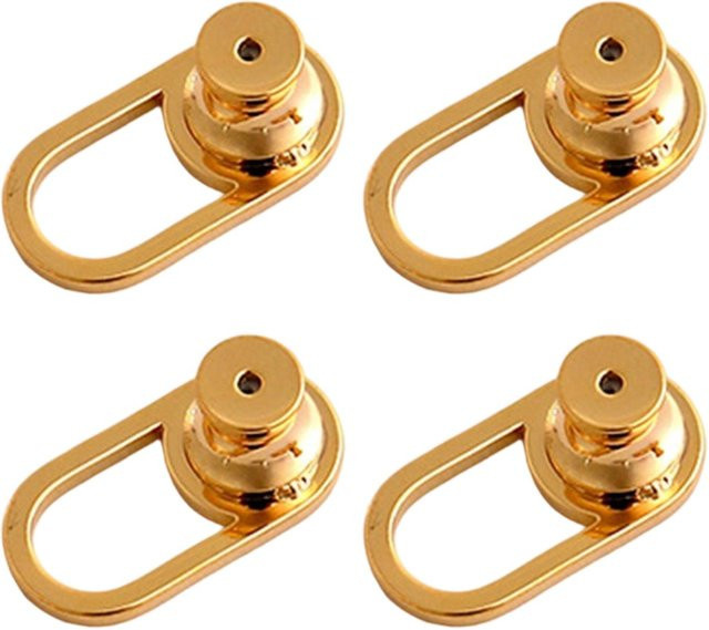Ohrring-Lifter-Verschlüsse, U-förmig, gold, Unisex - Bild 1