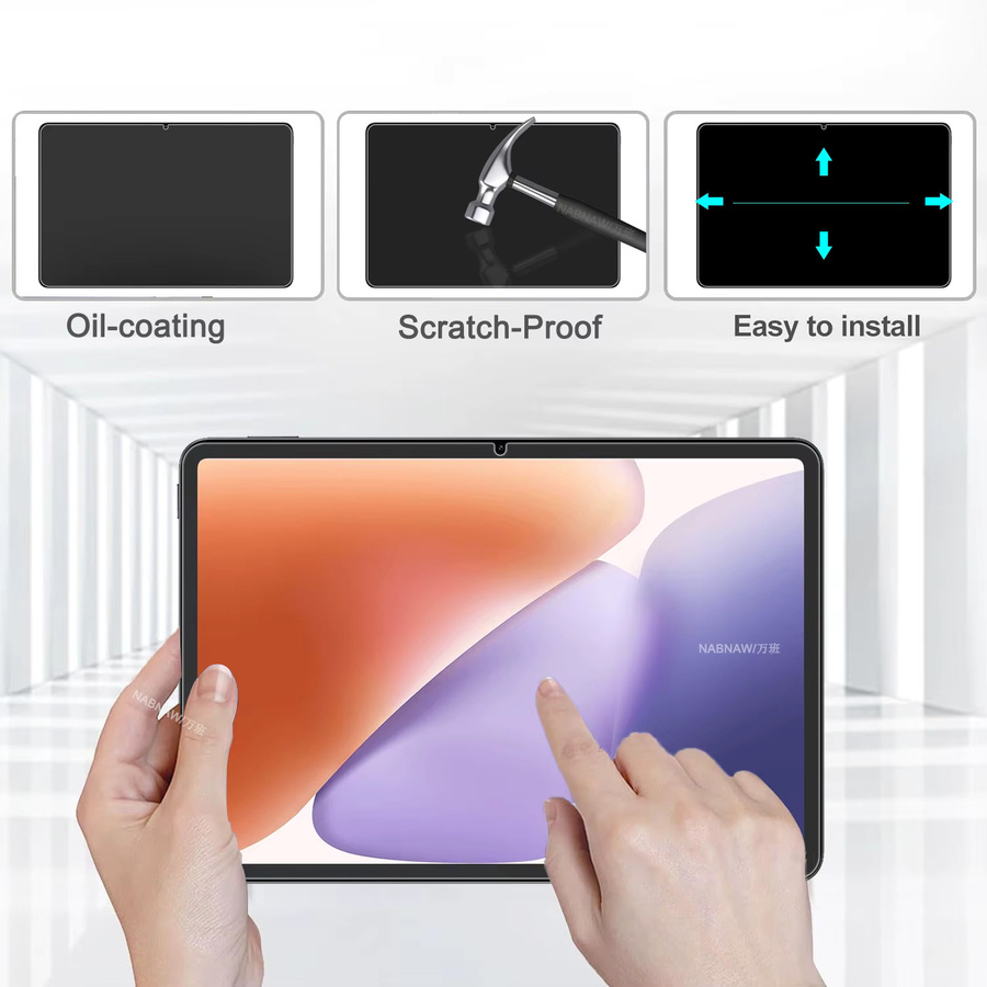 2er-Pack Xiaomi Pad 7 Displayschutzfolie aus gehärtetem Glas, transparent, kratzfest und HD-klar - Bild 3