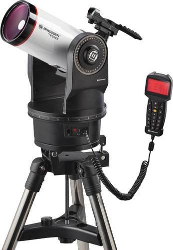 Bresser Optik Messier MCX-102 GoTo AZ/EQ Maksutov-Cassegrain Katadoptrisches Spiegel-Teleskop in Silber mit Vergrößerung von 36 bis 204x - Bild 1