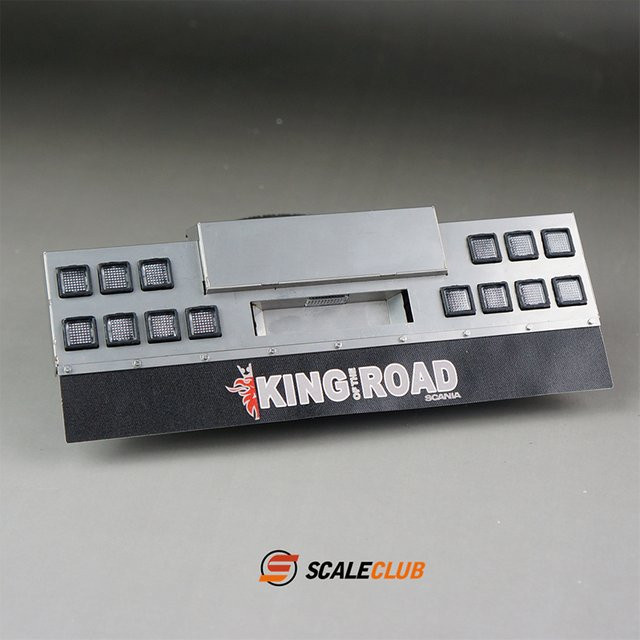 Tamiya Anhänger LKW europäische Karte, quadratisches Licht Rücklicht, 14 Licht - Bild 1