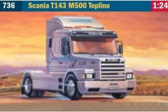 Italeri Scania T143 M500 Top Line, Modellfahrzeug, 1:24, Grau - Bild 1