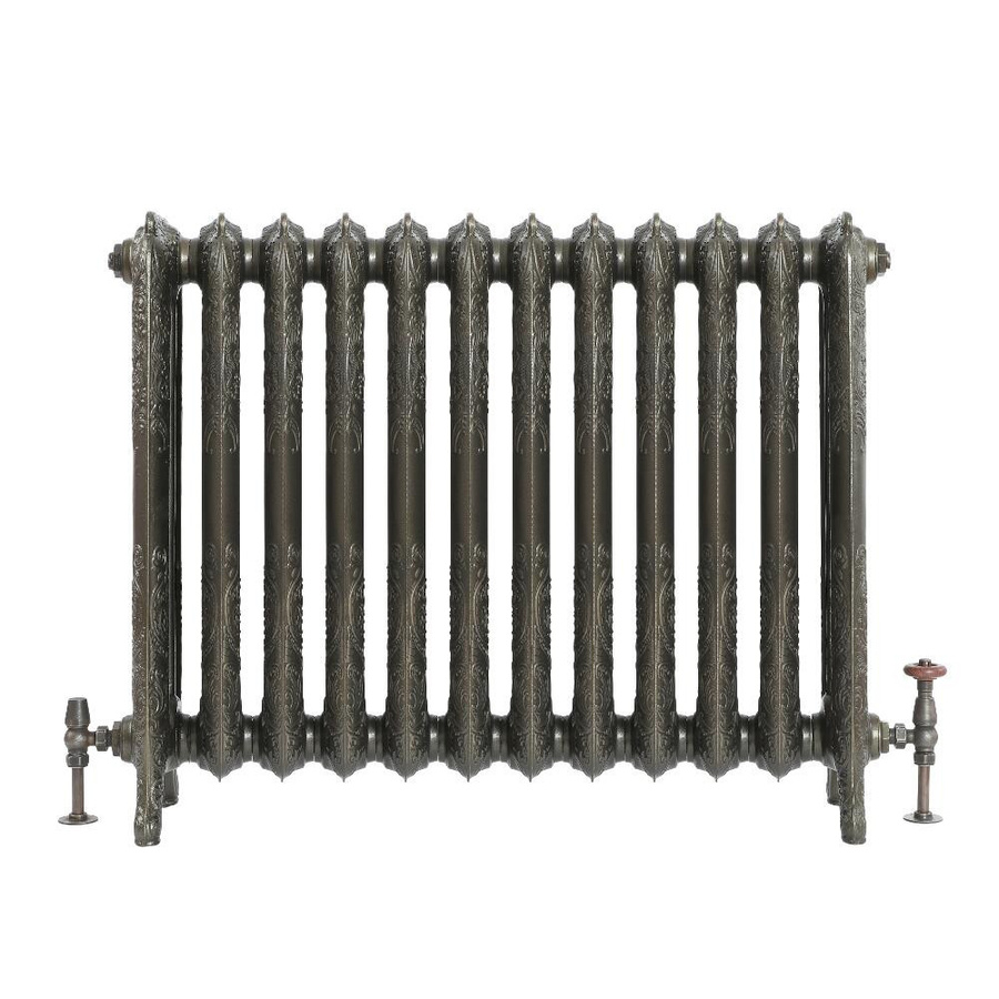 Gusseisenheizkörper Charlotte von HudsonReed in Antik Messing, B/H: 76,8 x 98,3 cm - Bild 1