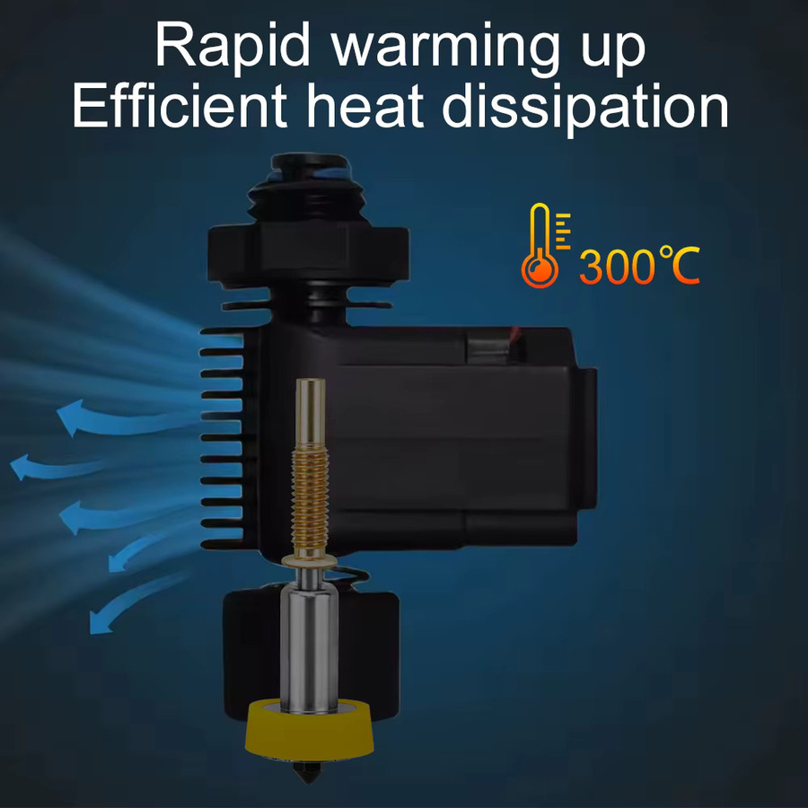 Haldis 3D High-Flow-Düsen für REVO Hotend aus gehärtetem Stahl in Silber, erhältlich in 0,2 mm, 0,4 mm, 0,6 mm und 0,8 mm für FDM 3D-Drucker - Bild 2