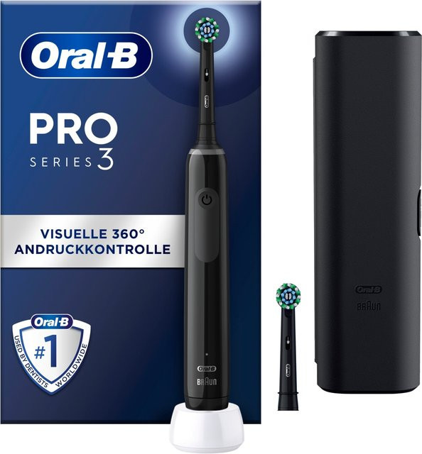 Oral-B Pro 3 3500 Elektrische Zahnbürste, Black Edition - Bild 1