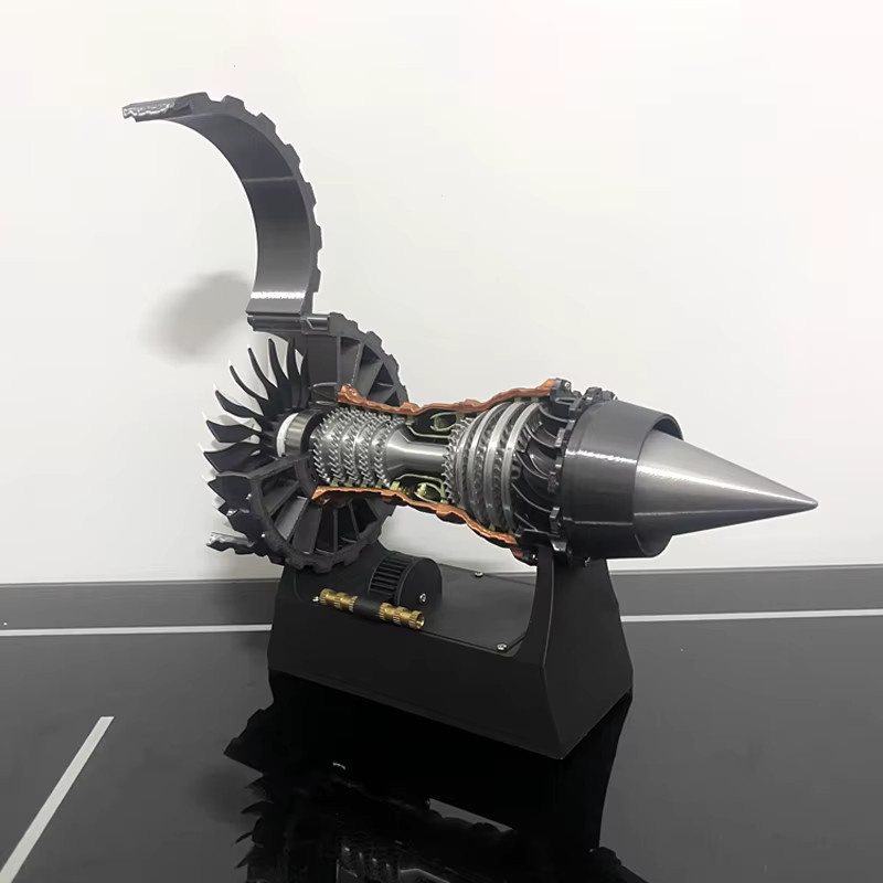 FZXF Turbofan-Motor-Modell, DIY-Kit, Kunststoff - Bild 2