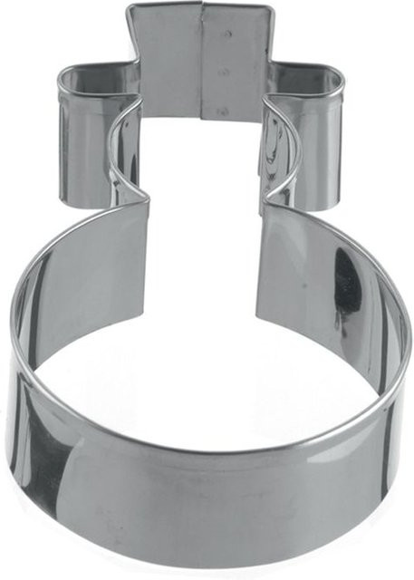 Schneider Ausstecher rund aus Edelstahl in Silber, L: 14,5 cm, B: 8,0 cm, H: 3,0 cm - Bild 1