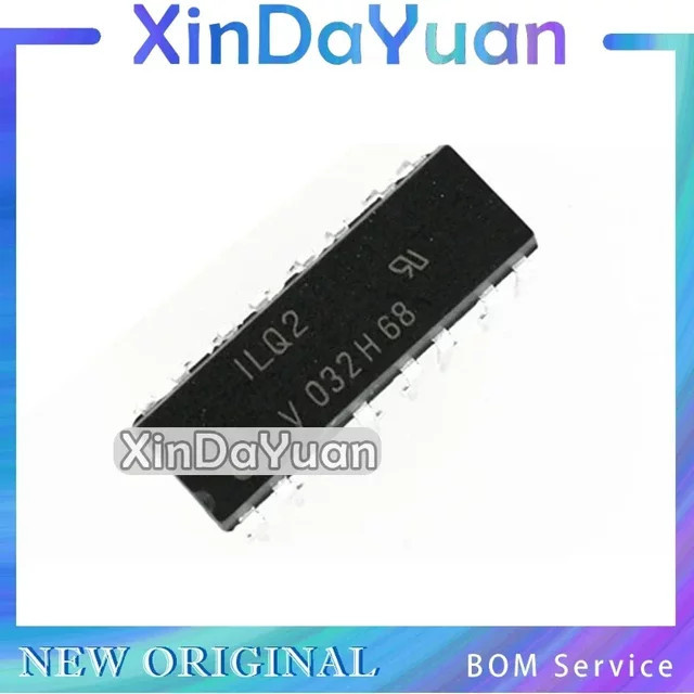 5 Stück Chiptowin Optokoppler ILQ74 ILQ2 ILQ5 ILQ615 DIP-16 in Schwarz - Bild 1