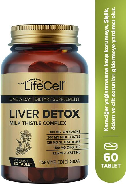 LIFECELL Leberentgiftung Nahrungsergänzungsmittel, Unisex - Bild 1