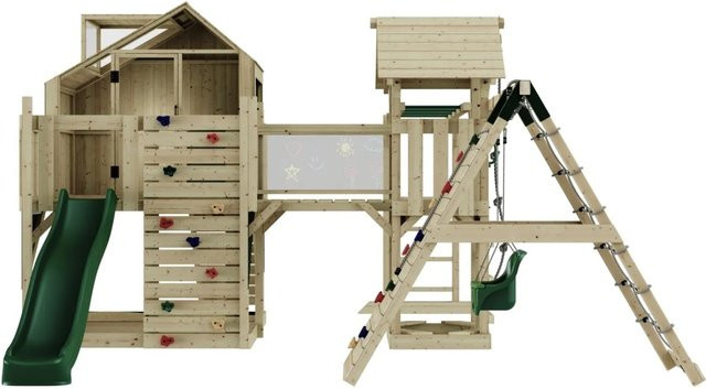 OutdoorToys Spielturm Bo, Spielturm, Dunkelgrün, ab 3 Jahre - Bild 1