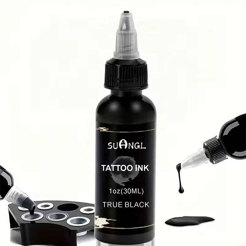 SUANGL Tattoo-Tinte Schwarz, 30 ml - Bild 4