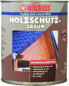 Wilckens Holzschutzlasur Teak, 2,5 l, seidenmatt glänzend, lösungsmittelbasiert - Bild 1