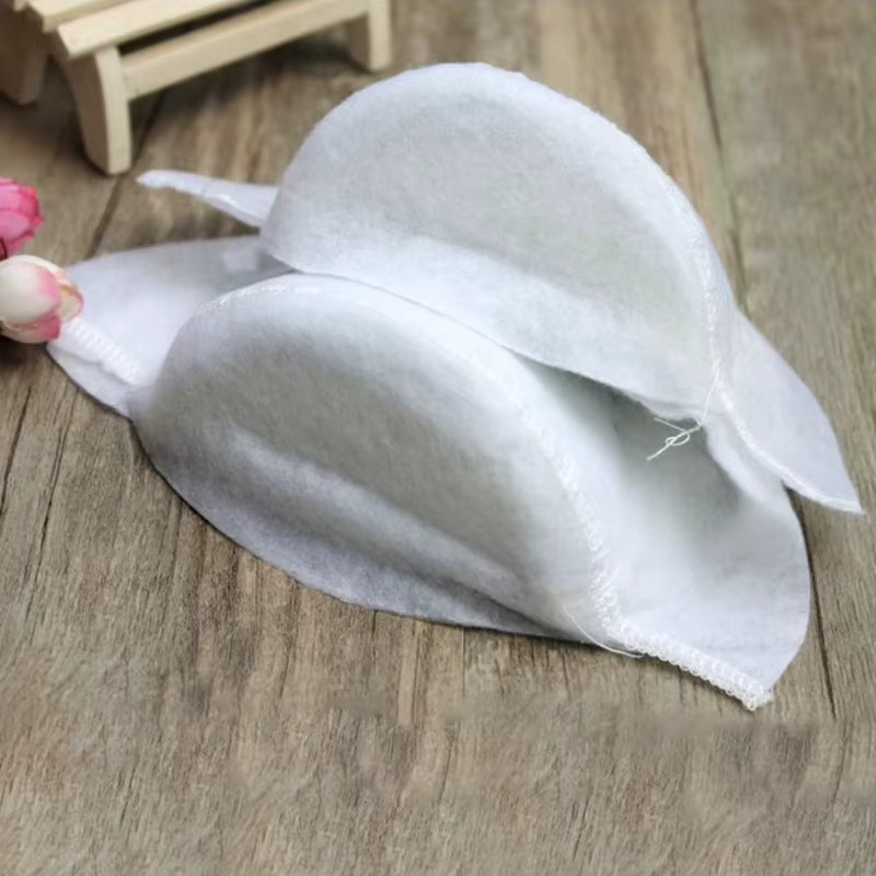 1 Paar weich gepolsterte Schulterpolsterung in Weiß, 5 cm Dicke, Nähzubehör für Bühnenkostüme mit Verschlüsselung - Bild 5