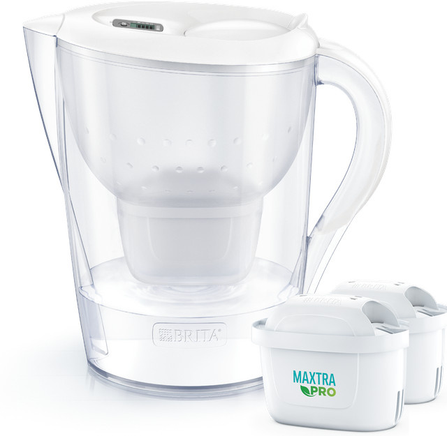 Brita Marella XL Wasserfilterkanne in Weiß mit 3,5 l Fassungsvermögen - Bild 1