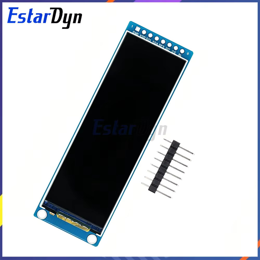 Estardyn NV3007 TFT LCD-Display 2,79 Zoll Vollfarbmodul mit SPI 8-Pin in Blau, B/H: 142 x 428 mm - Bild 2