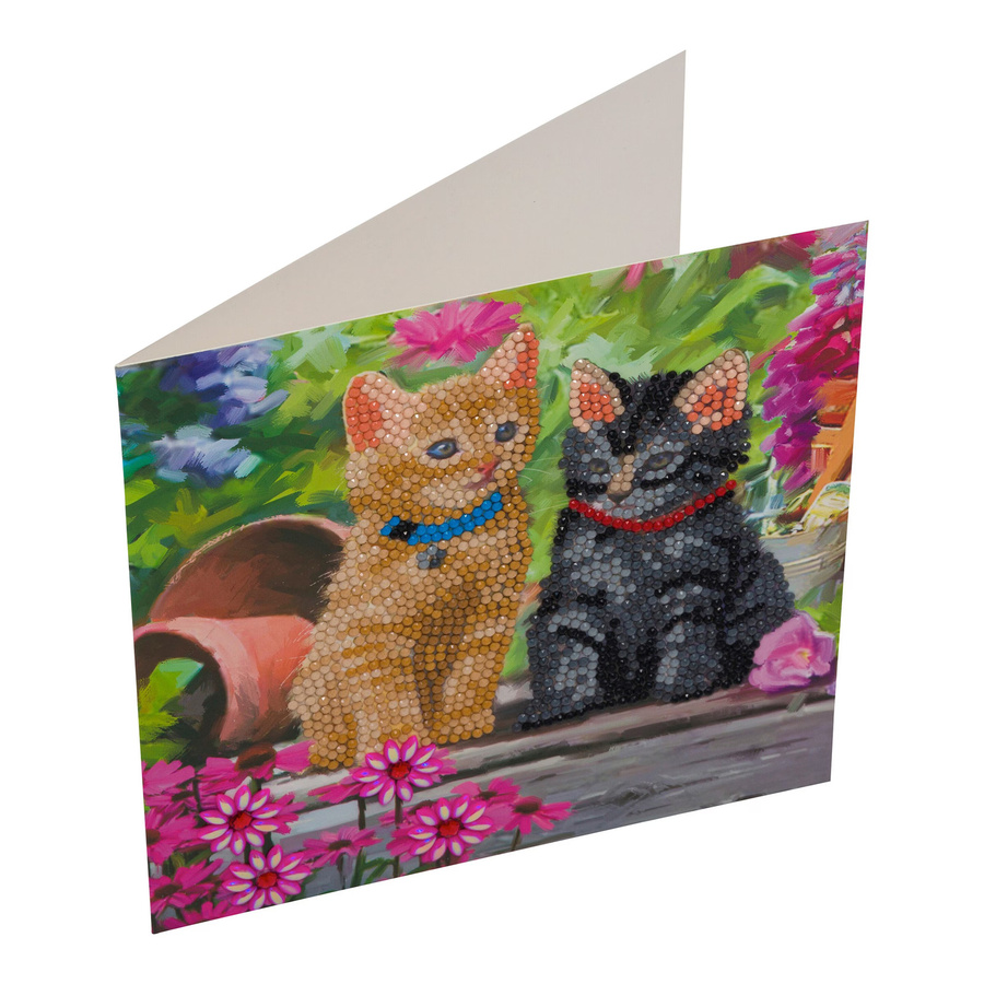 Craft Buddy Crystal Art Cat Friends, Diamond Painting Bastel-Set - Bild 3