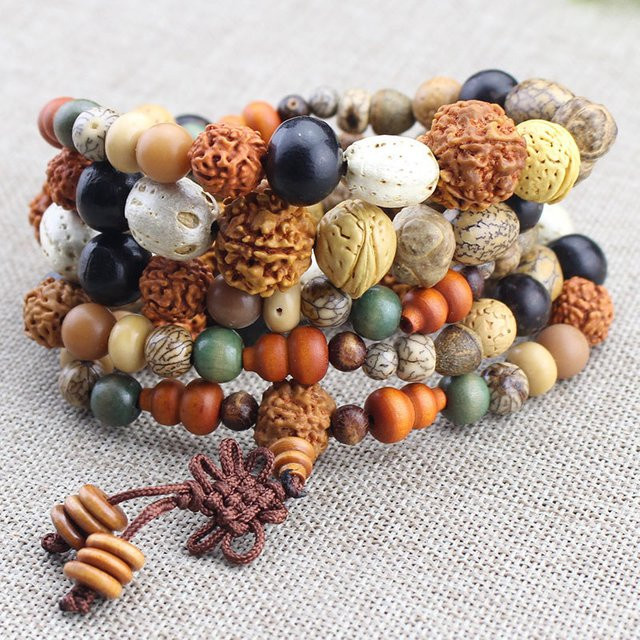 TOM YANG Armband, Bodhi Samen, Bunt, Unisex - Bild 1