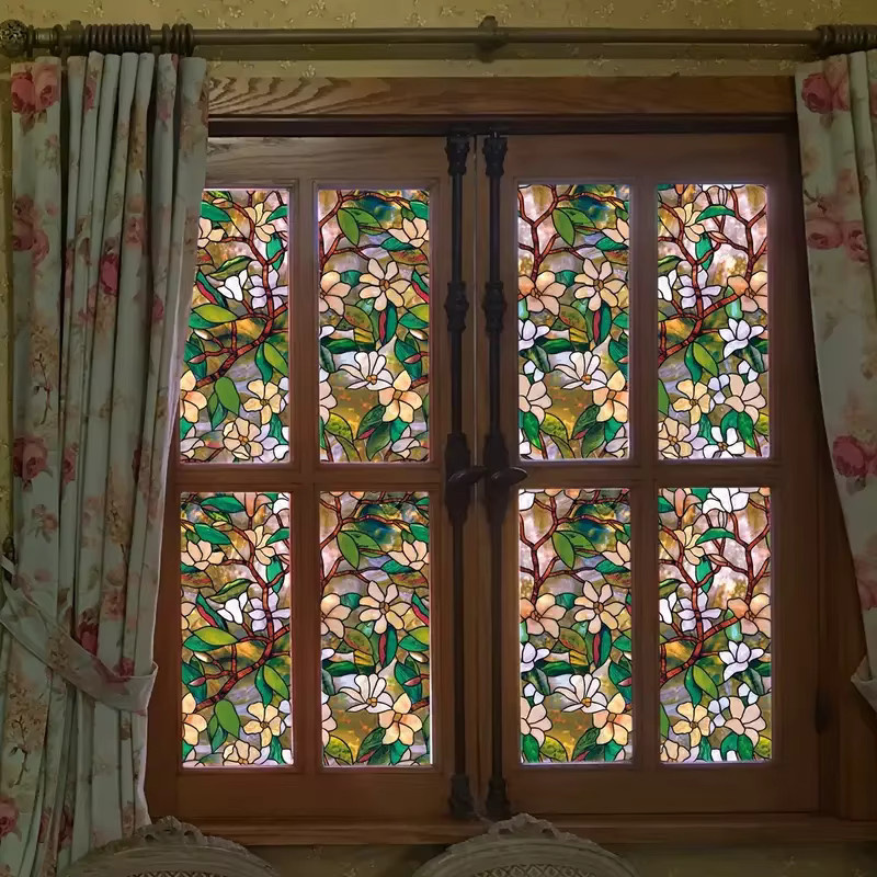 3D-Fenster-Sichtschutzfolie als statischer Glasaufkleber für Sonnenschutz, UV-Schutz und Wärmeisolierung - Bild 3