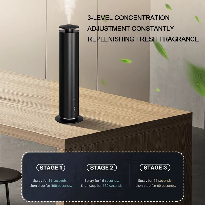 NAMSTE Smart Ätherisches Öl Diffusor für Büro und Zuhause, Elektrische Aromatherapie Maschine, Schwarz - Bild 4