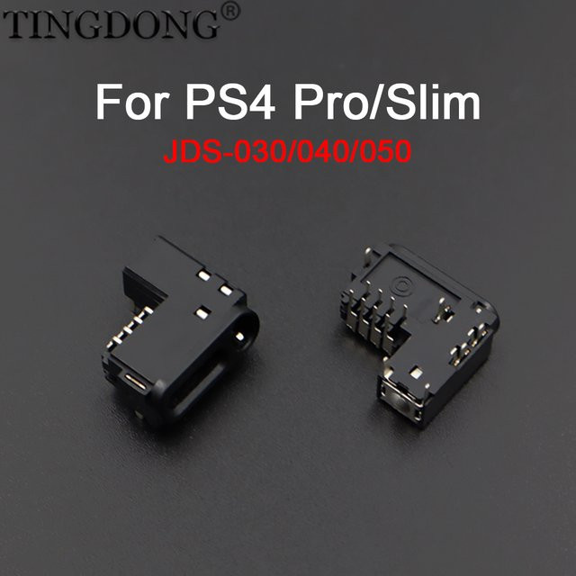 TingDong 3,5 mm Kopfhörerbuchse für PS4 Pro Slim Controller JDS-030 JDS-040 JDS-050 in Schwarz - Bild 1