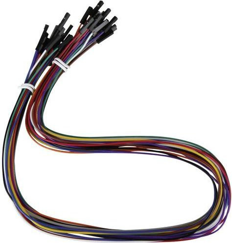 Joy-it RB-CB3-050 Jumper-Kabel Set für Raspberry Pi, Banana Pi und Arduino, 20x Drahtbrücken-Buchse, Bunt, Länge: 0,50 m - Bild 1