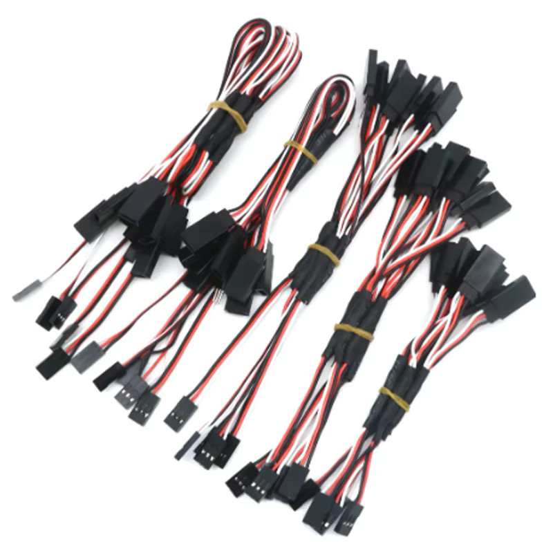 DUTRIEUX RC Servo Y Verlängerungskabel in Schwarz für Futaba und JR Flugzeuge, Hubschrauber und Autos - Bild 3