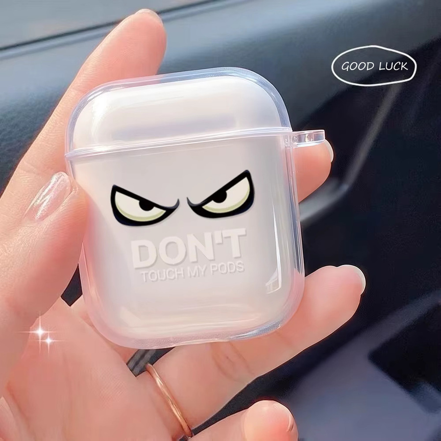 Don't Touch Case transparente TPU-Schutzhülle für AirPods Pro 3, Pro 2 und AirPods 4 mit Haken - Bild 3