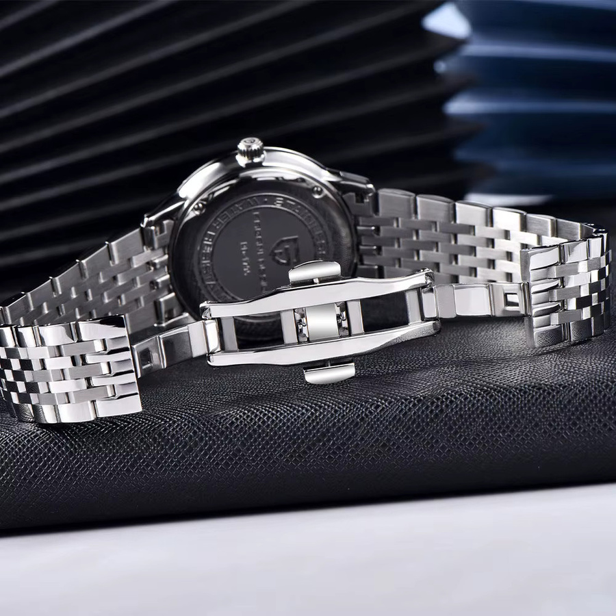 PAGANI DESIGN Armbanduhr, Quarz, Edelstahl, Blau, 40 mm, Herren - Bild 6