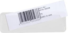 Eichner Magnetische Einsteckhüllen Transparent Weiß 31 x 100 mm - Bild 1