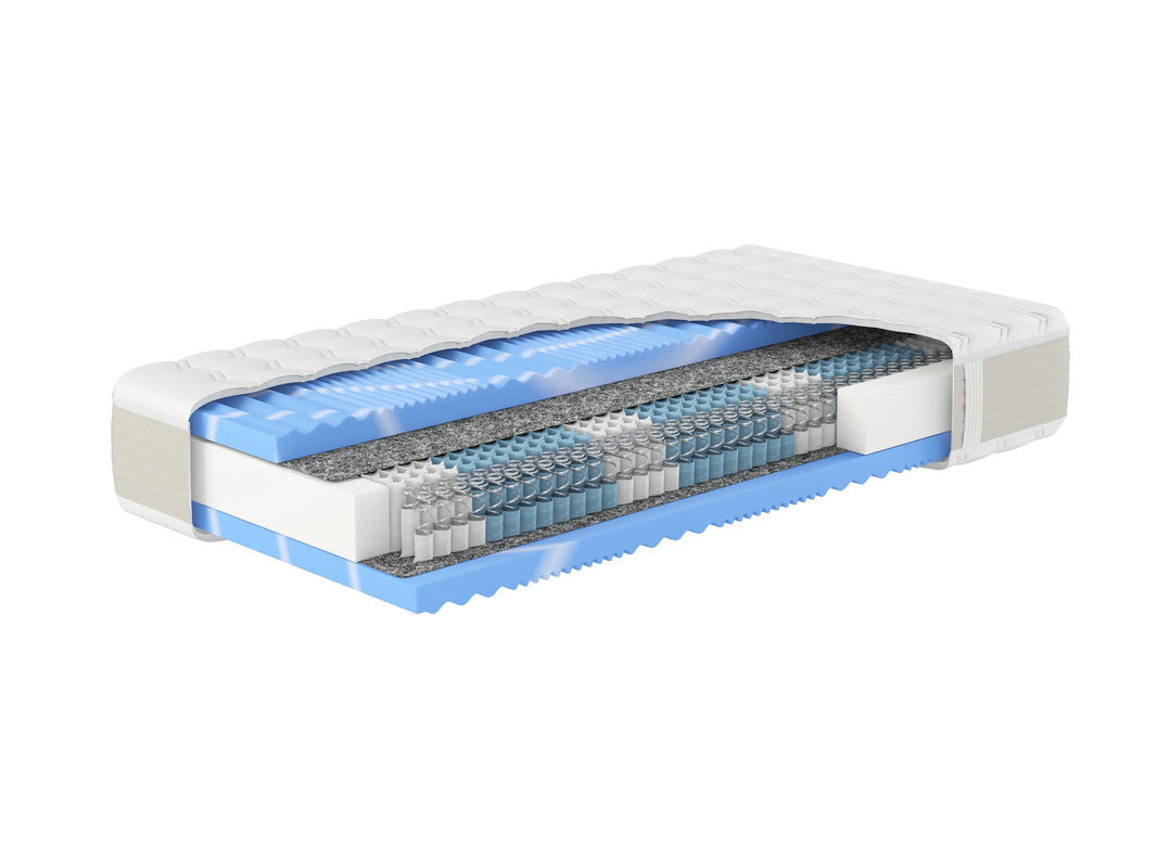 HN8 SCHLAFSYSTEME 7-Zonen Taschenfederkernmatratze Gelstar T-1000 H2, B: 160 cm, L: 200 cm - Bild 2