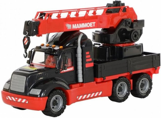 Polesie LKW Kranwagen rot ab 3 Jahren - Bild 1