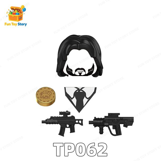 BEAST KINGDOM John Wick Spielzeug-Bausteine, Zusammenbaubares Puzzle - Bild 1
