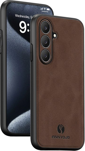 Edle Lederhülle aus Schafsleder mit Magnetfunktion für Samsung Galaxy S26 Ultra, S26+ und S26 FE in Schwarz - Bild 1