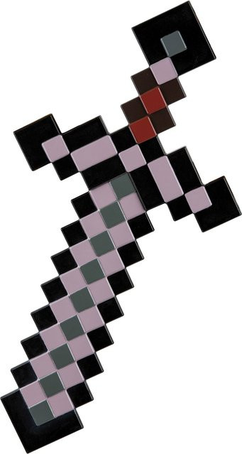 Minecraft Netherite Schwert aus Kunststoff - Bild 1