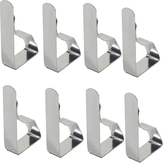 Hedahlia Tischdecke Clips aus Edelstahl in Silber, verstellbare Anti-Slip Klemmen für die Tischdecke - Bild 1