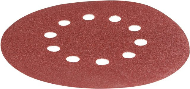 Scheppach Schleifpapier Set 10-teilig Ø 215 mm Körnung 80 in Rot - Bild 1