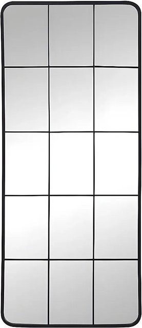 Wandspiegel Sciara von Vente-unique in Schwarz im Industrial-Stil, Breite: 60 cm, Höhe: 140 cm - Bild 1