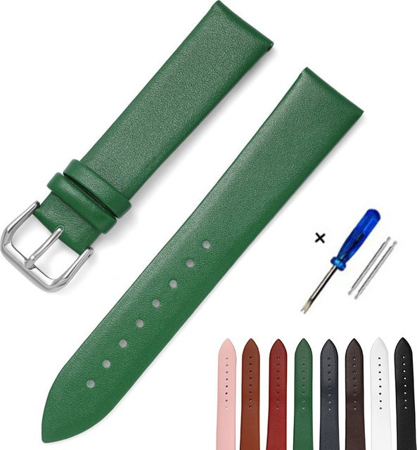 luffyte Uhrenarmband Leder, Unisex - Bild 1