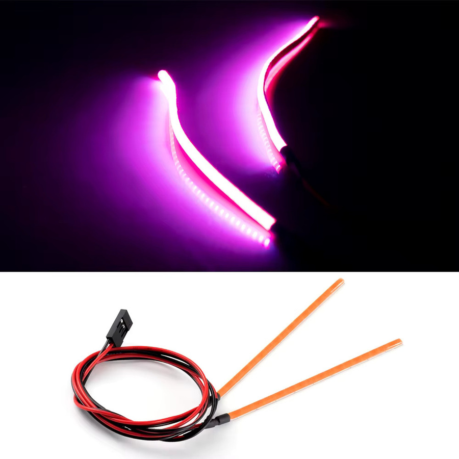 YEAHRUN RC Auto Shell Suchscheinwerfer Weichen Draht COB LED Licht Rücklicht Scheinwerfer, Zubehör - Bild 3