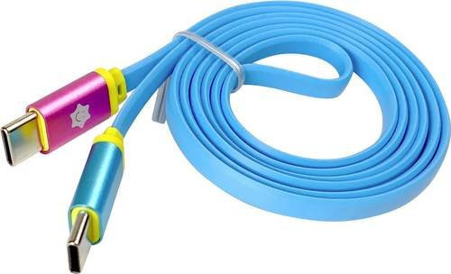 Calliope USB-C auf USB-C Daten- und Stromkabel, Blau, Länge: 1 m - Bild 1