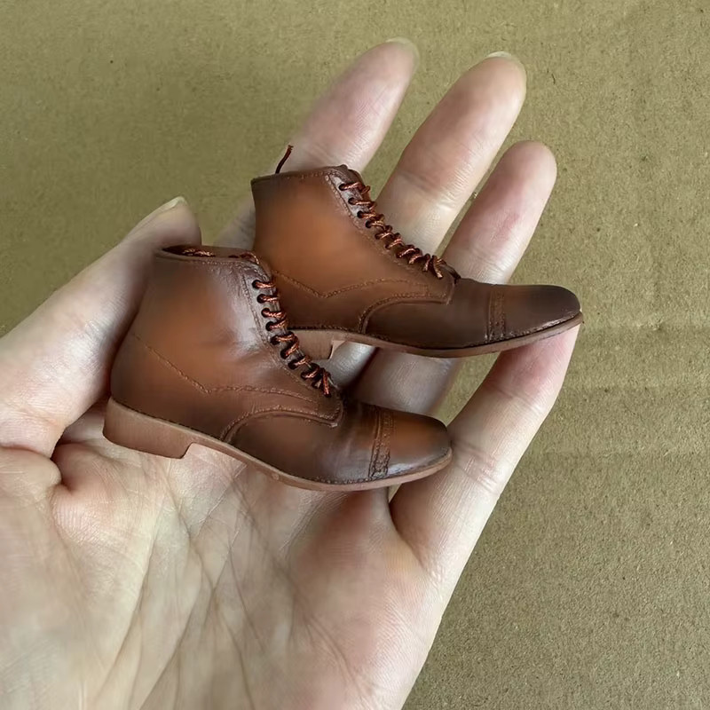 MAK Männliche Schnür-Gummistiefel, Zubehör, Maßstab 1/6, Braun - Bild 2