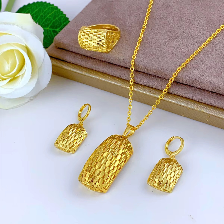 XUHUANG Halsketten-Set, Gold, Damen - Bild 5