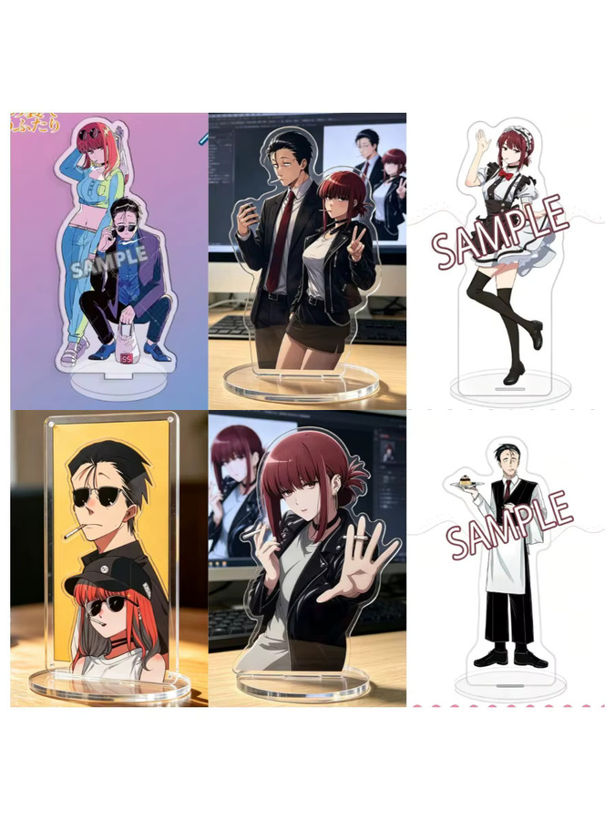 Anime Acryl-Ständer und Schlüsselanhänger mit Rauchend hinter dem Supermarkt Motiv in Multicolour - Bild 3