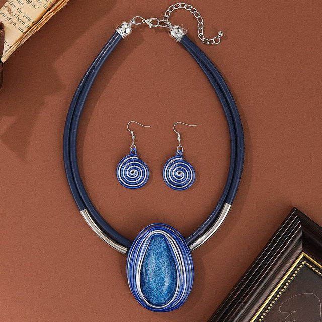 Lucky Star Jewelry Schmuck-Set, Halskette, Ohrringe, Bunt, Messing, Zirkonia, Damen - Bild 1