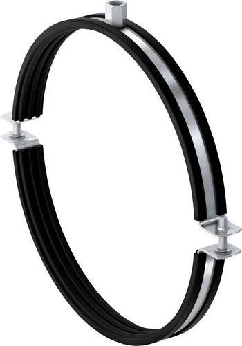 Fischer Lüftungskanalschelle LGS 630 in Schwarz - Bild 1