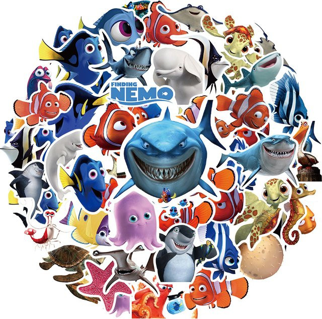 Disney Finding Nemo Aufkleber, Clownfisch, Nachfüllpack - Bild 1