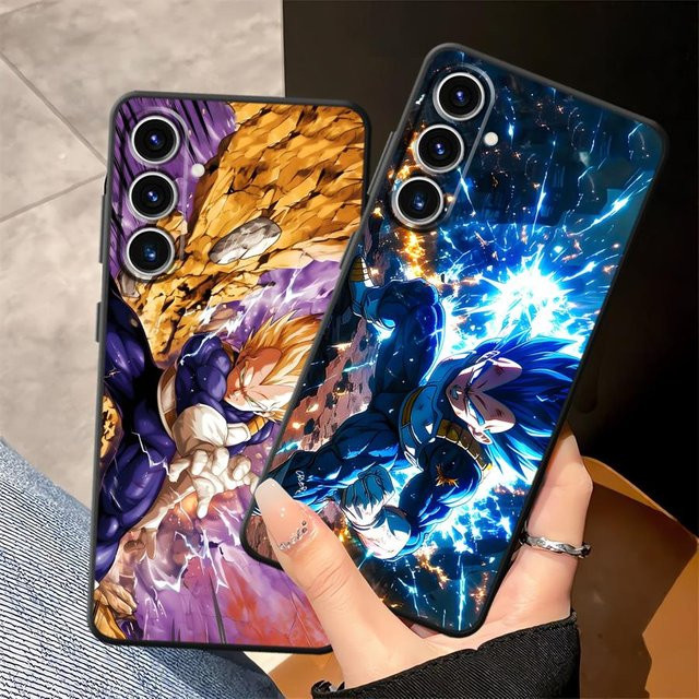 Dragon Ball Dashing Vegeta Handyhülle für Samsung Galaxy A-Serie in Schwarz - Bild 1