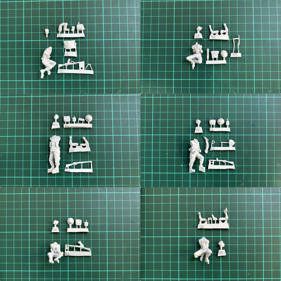 MEEKLION MODEL Britische Infanterie aus der Normandie von 1944, Resin-Modellbausatz, 6-teiliges Set - Bild 3